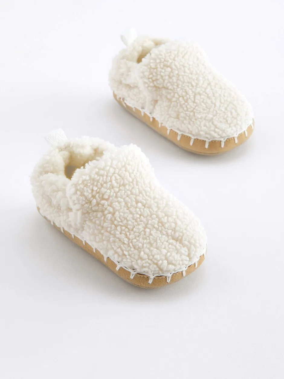 Pantoffels|Next Neutraal - Behaaglijke instapbabyschoenen (0 - 24 mnd)