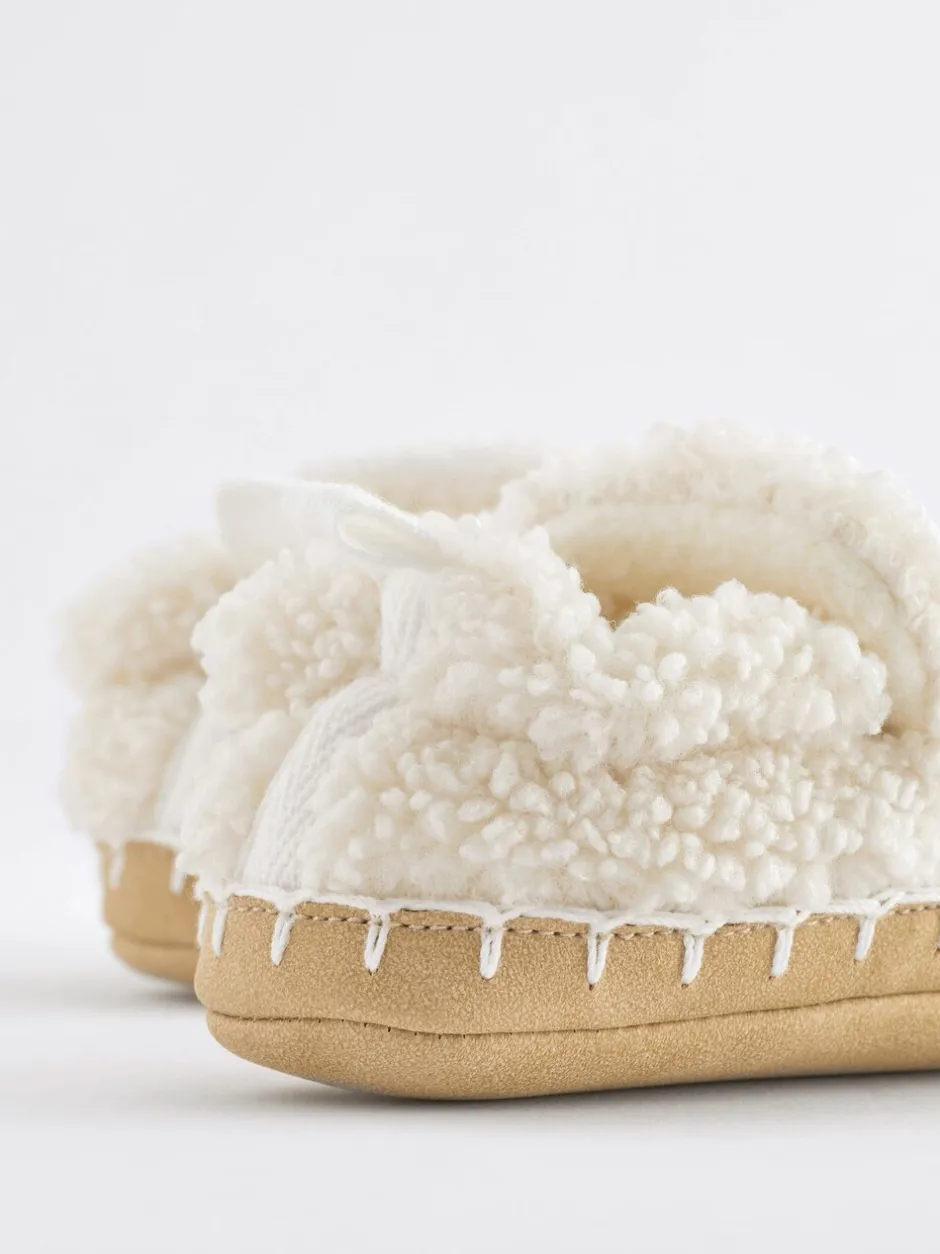 Pantoffels|Next Neutraal - Behaaglijke instapbabyschoenen (0 - 24 mnd)