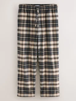 Pyjama's|Loungewear*Next - Check Bottoms Long Sleeve Hoodie Set Neutraal
