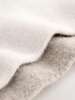 Sokken En Panty's*Next - Containing Merino Wool Ankle Socks 2 Pack Neutraal