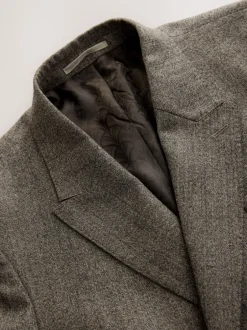 Pakken|Next Neutraal - Double Breasted Merino Wool Blend Suit Jacket