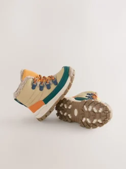 Boots|Next Neutraal - Gewatteerde hoge wandelschoenen met veters