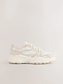 Sneakers|Next Neutraal - Grove vetersneakers