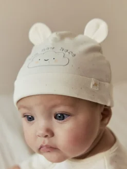 Babypakjes En Babypyjama's*Next Neutraal - Im New Here Sleepsuit And Hat Set (0-9mths)