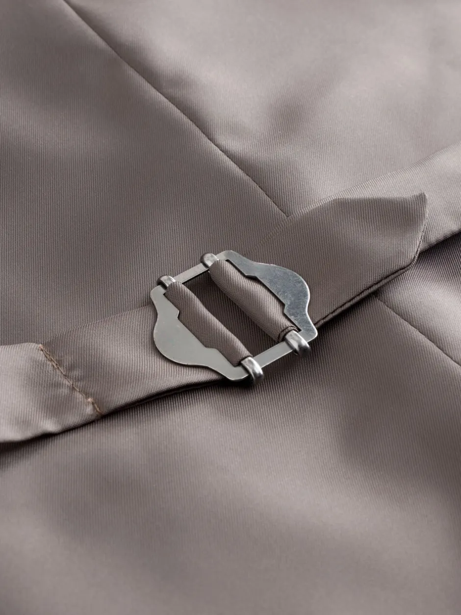 Vesten|Next - Merino Wool Blend Suit Waistcoat Neutraal