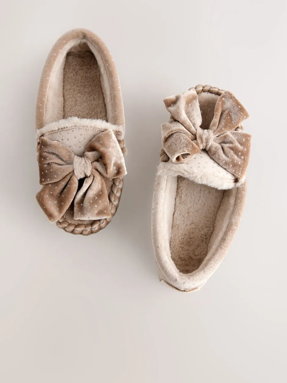 Pantoffels*Next Neutraal - Moccasinpantoffels