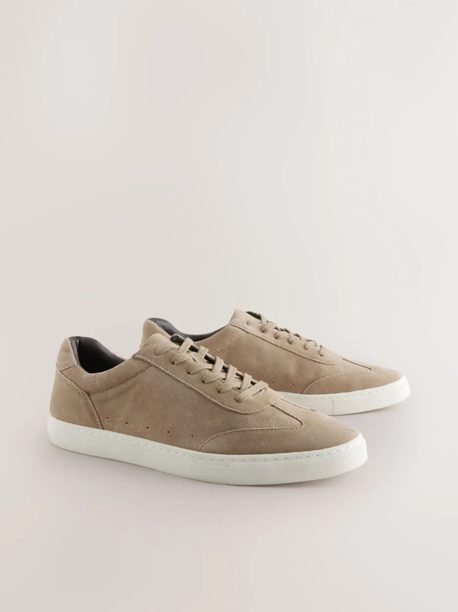 Schoenen*Next - Modieuze suède sneakers Neutraal