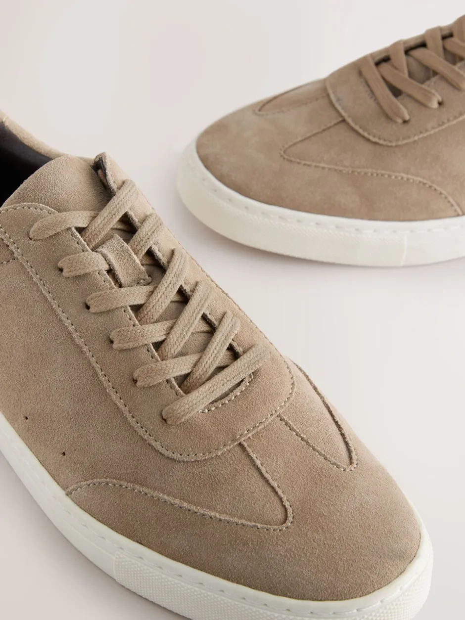 Schoenen*Next - Modieuze suède sneakers Neutraal