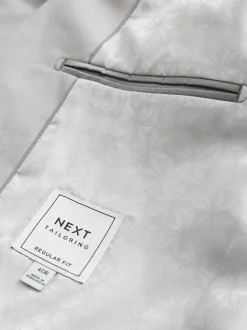 Pakken*Next - Normale Pasvorm - Kostuum met textuur: colbert Neutraal