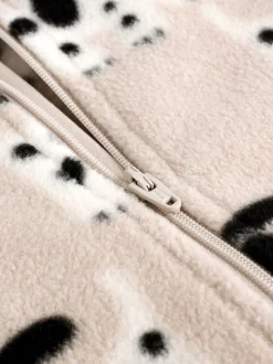 Babypakjes En Babypyjama's|Next - Set van 2 baby-onesies van microfleece met tweewegrits Neutraal