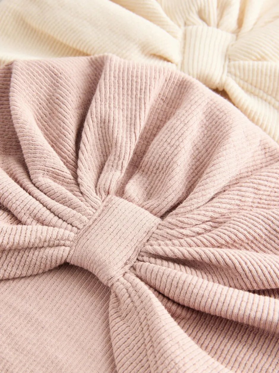 Mutsjes En Antikrabwantjes|Mutsen, Handschoenen En Sjaals|Next - Set van 2 babyturbanen (0-18mnd) Neutraal