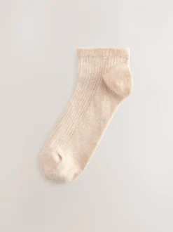 Sokken En Panty's*Next Neutraal - Set van 4 paar geribbelde trainingssokken