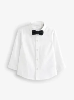 Sets En Combisets|Gelegenheidskleding|Next - Set van blazer, overhemd, broek en vlinderstrik (3mnd -9jr) Neutraal