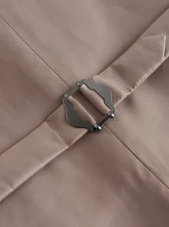 Vesten*Next Neutraal - Signature Marzotto 100% Italiaans wollen Pak met ruitpatroon: gilet