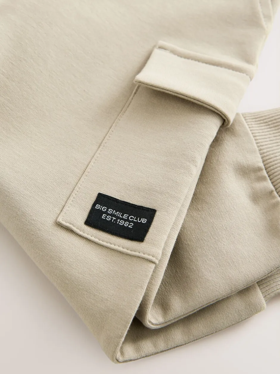 Jeans En Joggingbroeken|Joggingbroeken|Next Neutraal - Skinny utility-joggingbroek (3mnd -7jr)