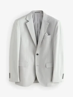 Blazers En Business-Jasjes|Pakken*Next Neutraal - Slim Fit - Kostuum met textuur: colbert