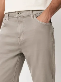 Jeans*Next - Standaard toelopende pasvorm - Comfortabele stretchjeans Neutraal