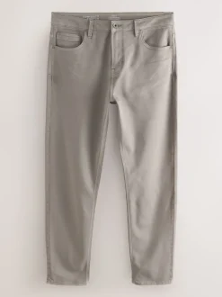 Jeans*Next - Standaard toelopende pasvorm - Comfortabele stretchjeans Neutraal