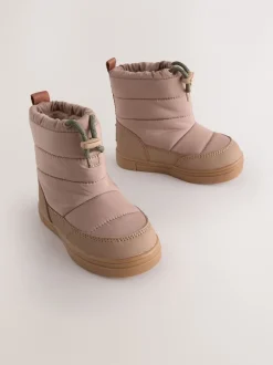 Boots|Next Neutraal - Thermal Thinsulate™ gevoerde doorgestikte waterbestendige laarzen