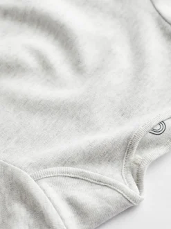 Multipacks|Rompertjes En Hemdjes|Next Neutraal - verpakking van 5 onmisbare babyrompertjes met lange mouwen
