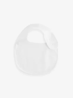 Slabbetjes|Next Neutraal - Verpakking van 5 babyslabbetjes van 100% katoen