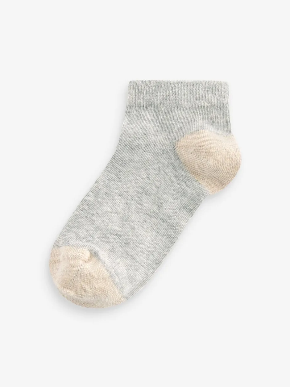 Sokken En Panty's|Sokken*Next Neutraal - Verpakking van 7 paar sneakersokken met hoog aandeel katoen