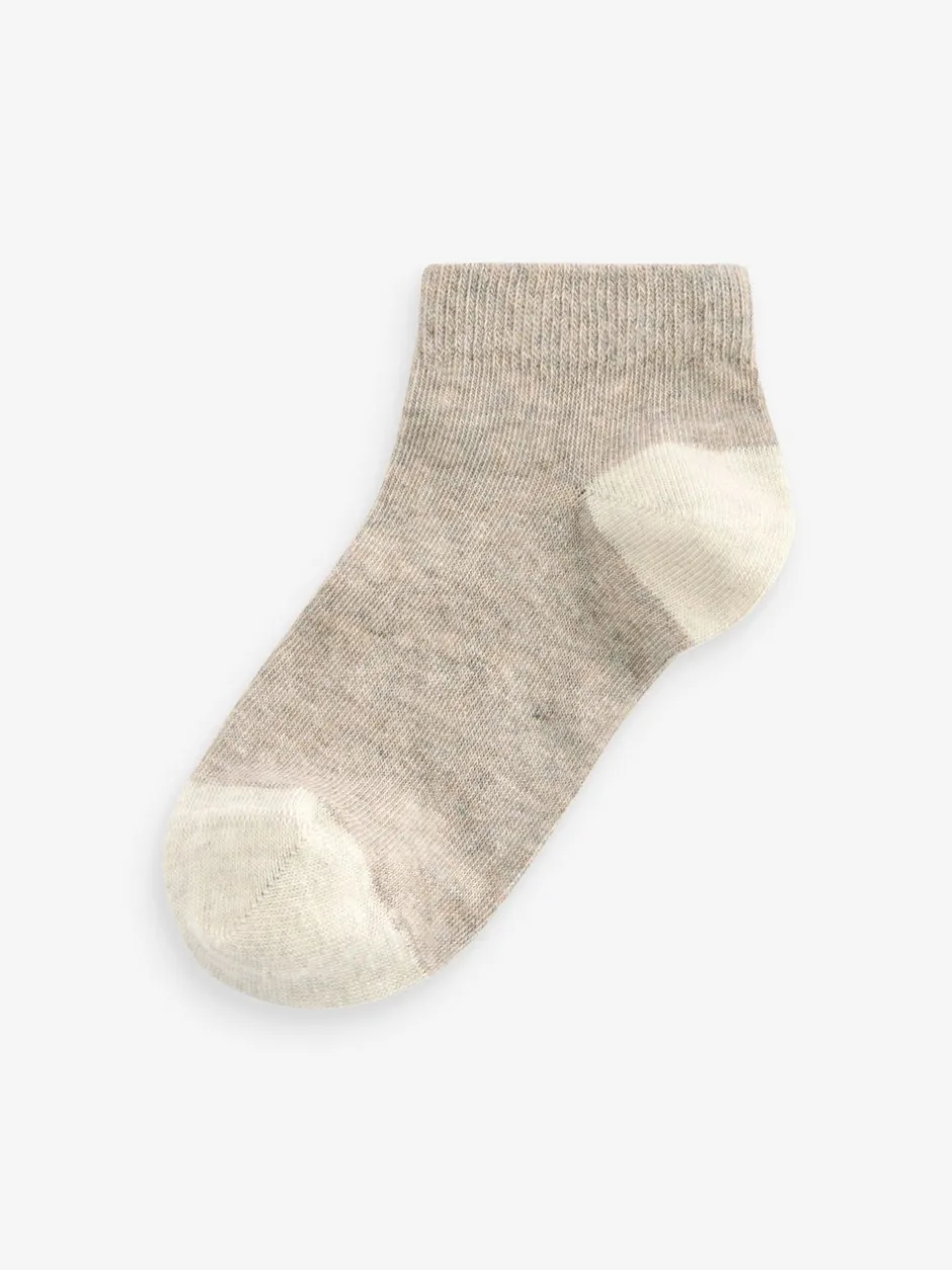 Sokken En Panty's|Sokken*Next Neutraal - Verpakking van 7 paar sneakersokken met hoog aandeel katoen