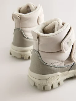Boots|Boots*Next - Waterdichte gewatteerde Boots met Klittenbandsluiting Neutraal