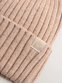 Mutsjes En Antikrabwantjes|Mutsen, Handschoenen En Sjaals|Next Neutraal beige - Gebreide beanie-muts (1-16jr)