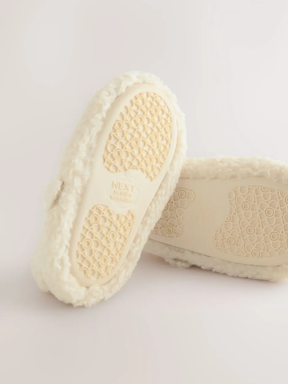 Pantoffels|Next - Mary Jane pantoffels Neutraal borg