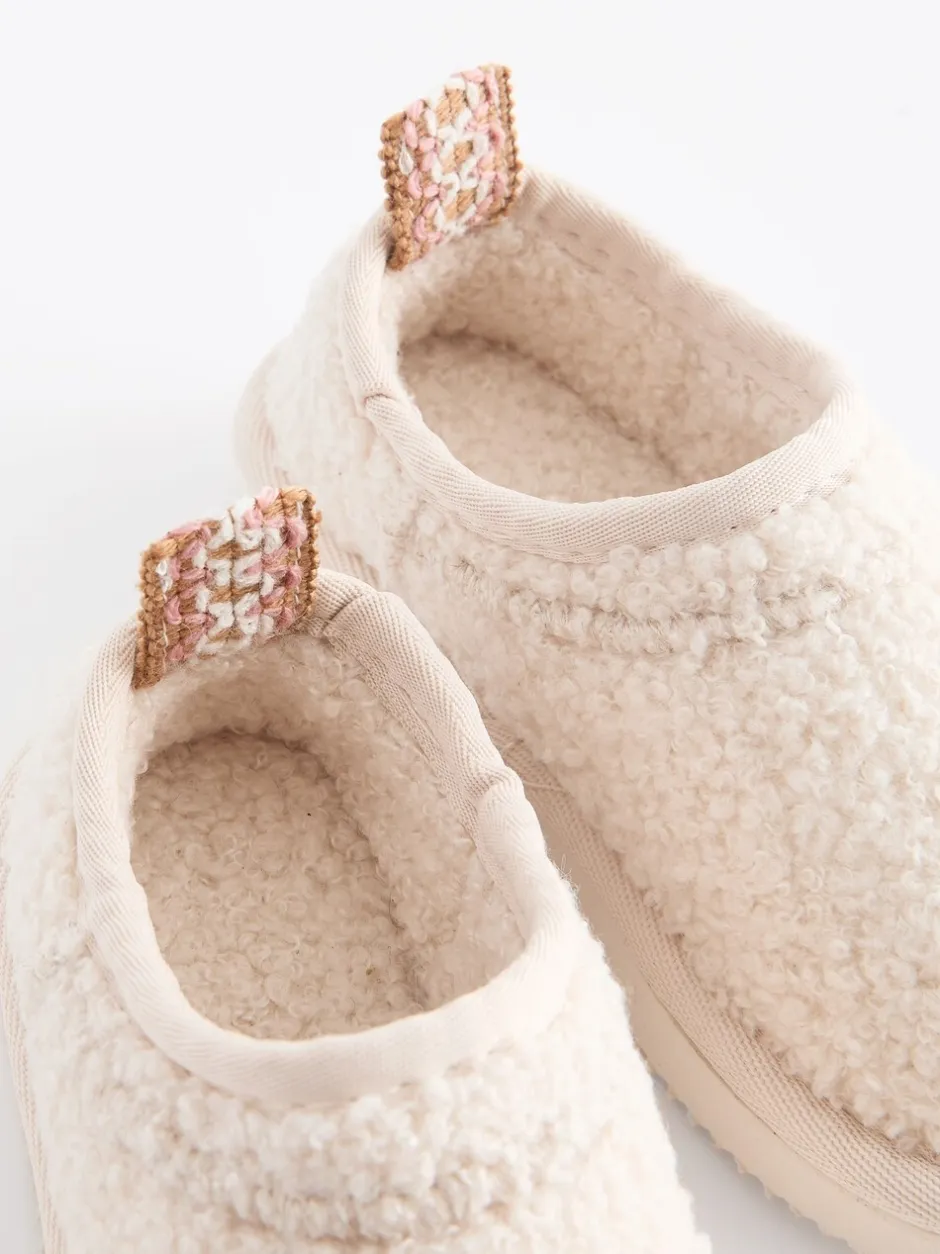 Pantoffels|Nachtkleding En Pyjama's*Next - Shoot pantoffels Neutraal borg