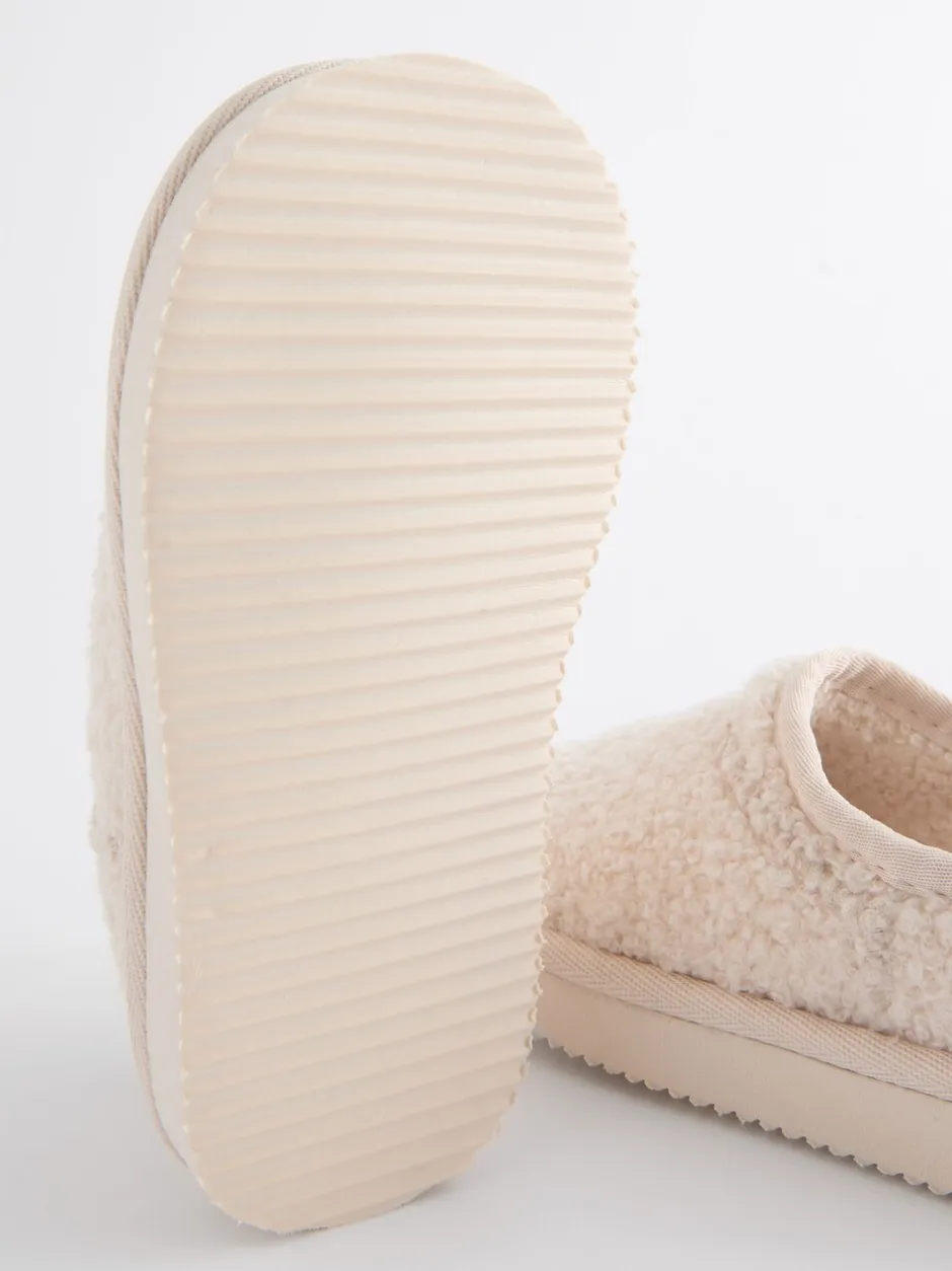 Pantoffels|Nachtkleding En Pyjama's*Next - Shoot pantoffels Neutraal borg
