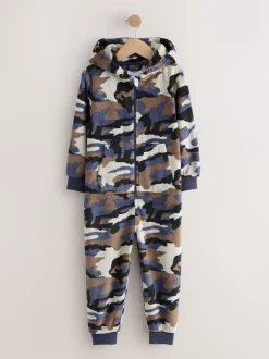 Nachtkleding En Pyjama's*Next - Fleece onesie (3-16 jr) Neutraal camouflage