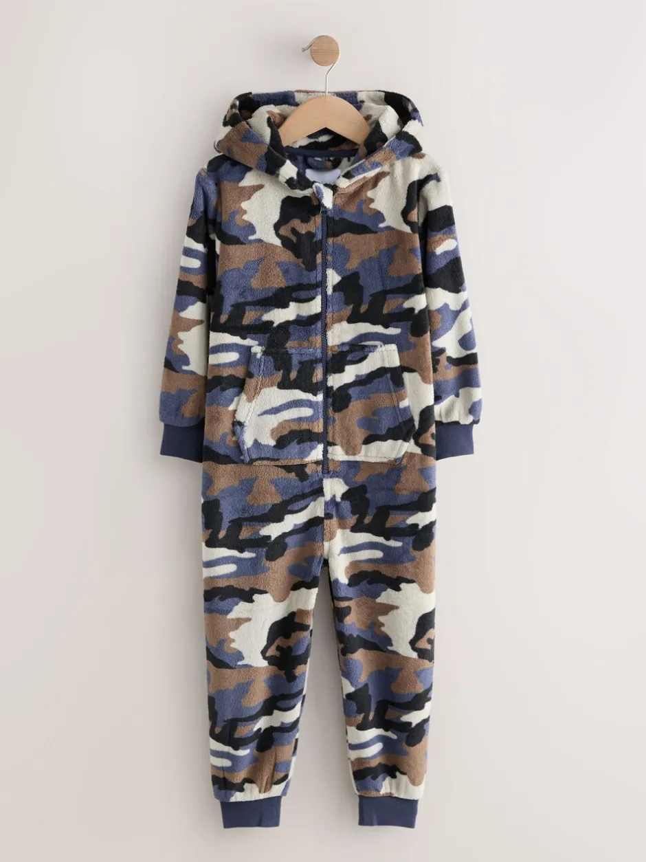 Nachtkleding En Pyjama's*Next - Fleece onesie (3-16 jr) Neutraal camouflage