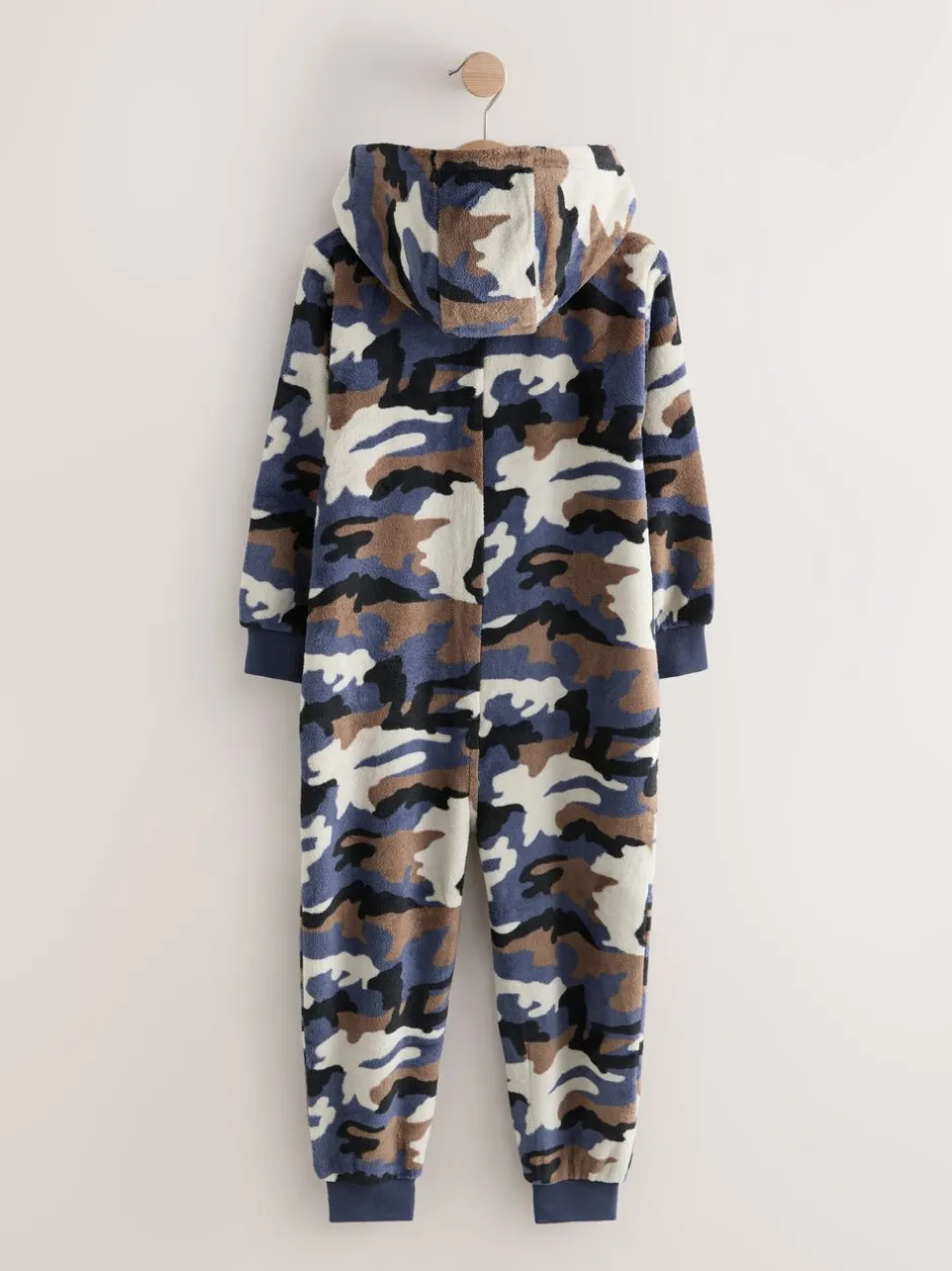 Nachtkleding En Pyjama's*Next - Fleece onesie (3-16 jr) Neutraal camouflage