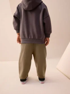 Jeans En Joggingbroeken*Next Neutraal cement - Wide Leg Jersey Joggers (3mths-7yrs)