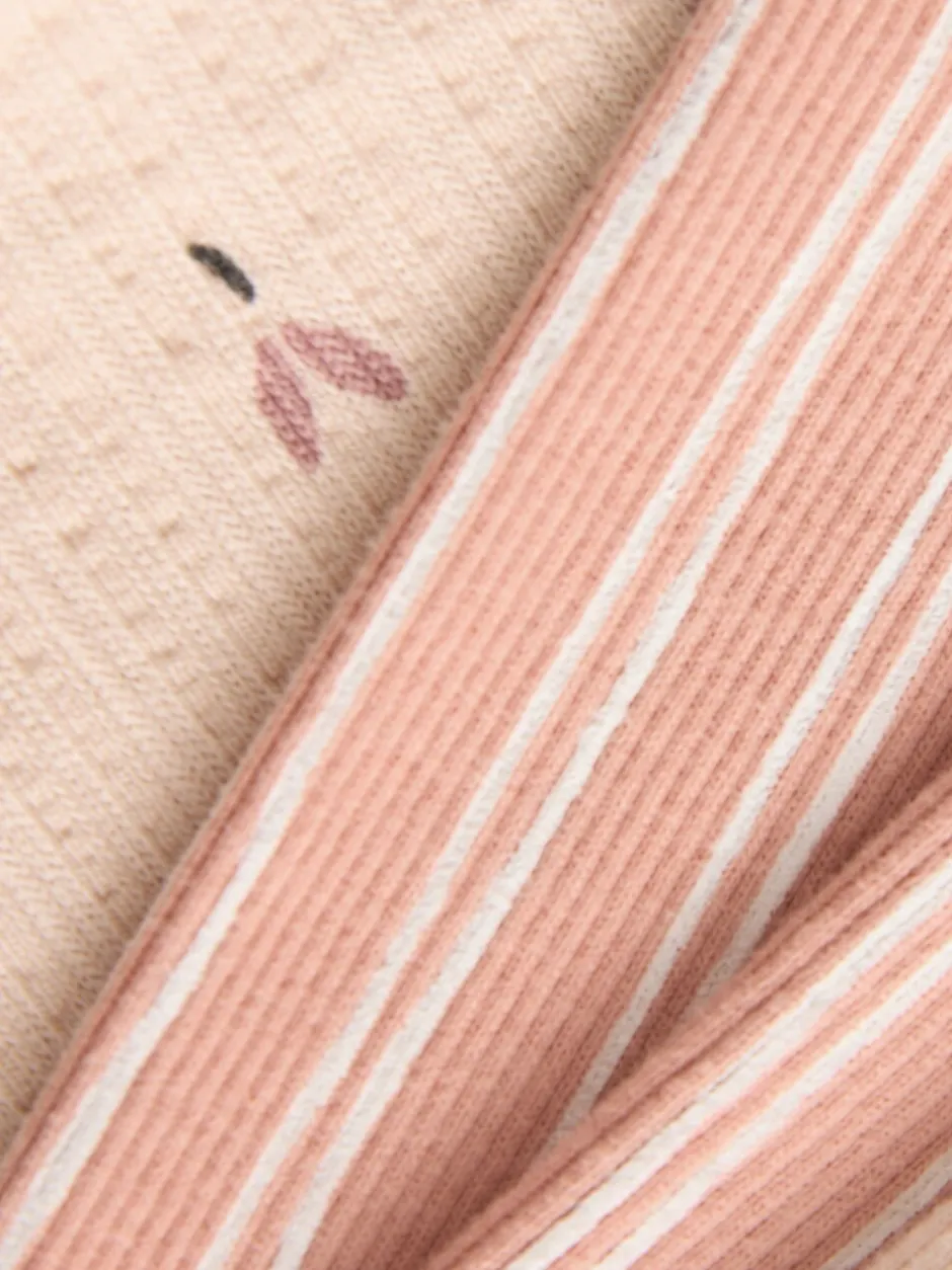 Tops|Shorts En Rokken|Next - Set van 2 hemdjes en shorts (3mnd -7jr) Neutraal fijne print