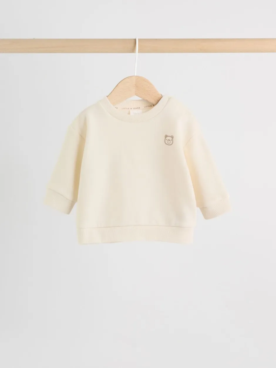 Sweaters En Hoody´S|Sets En Outfits|Next - Set van babysweatshirt en broek (0mnd -2jr) Neutraal geruit