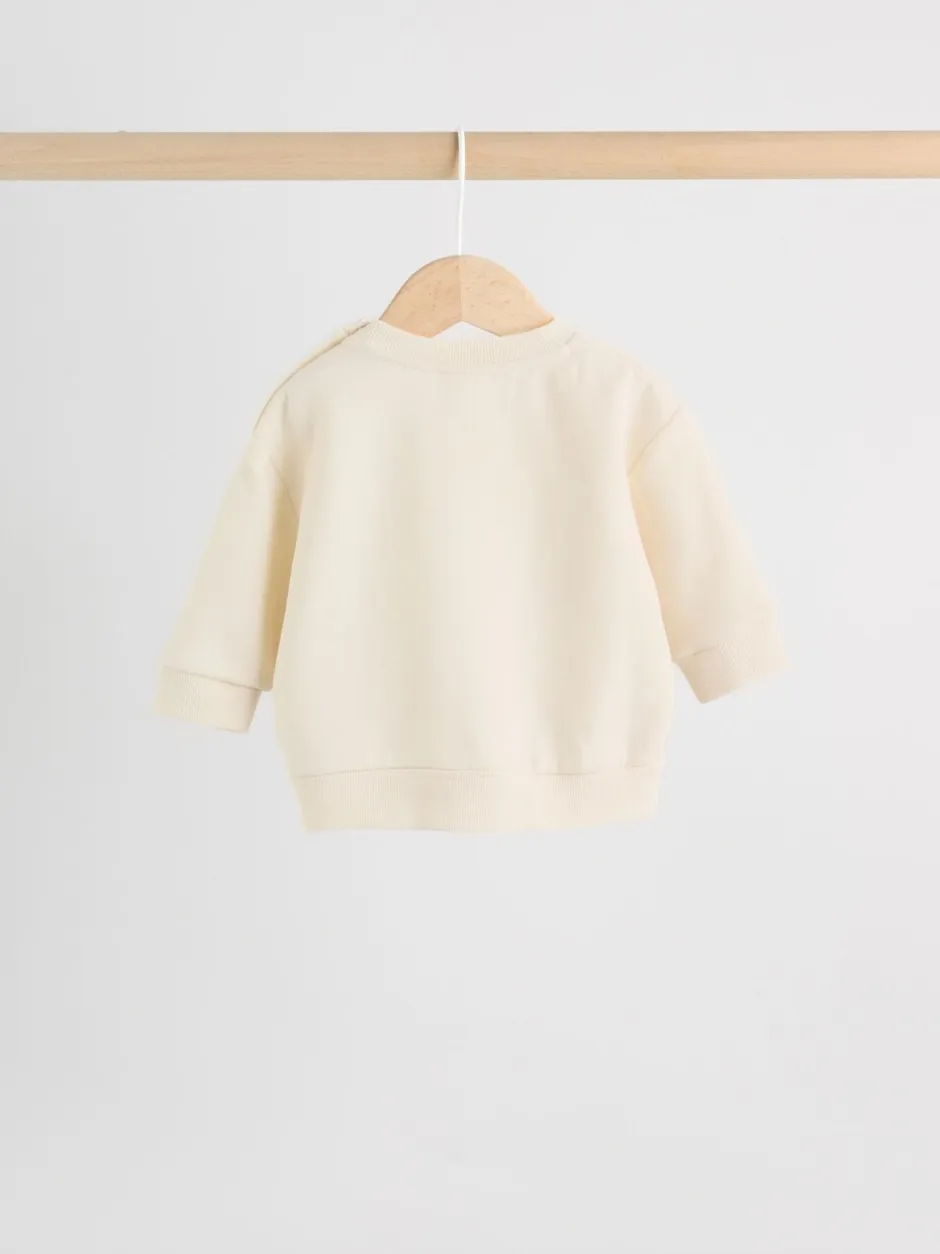 Sweaters En Hoody´S|Sets En Outfits|Next - Set van babysweatshirt en broek (0mnd -2jr) Neutraal geruit