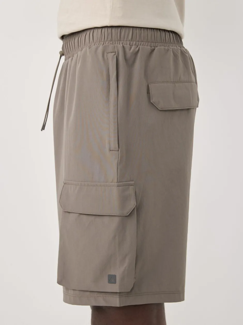 Shorts|Next - Active cargo gym trainingshorts Neutraal kiezelkleurig