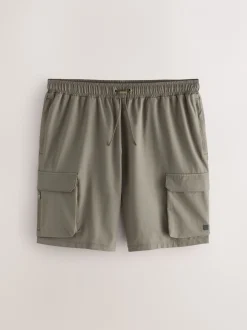 Shorts|Next - Active cargo gym trainingshorts Neutraal kiezelkleurig
