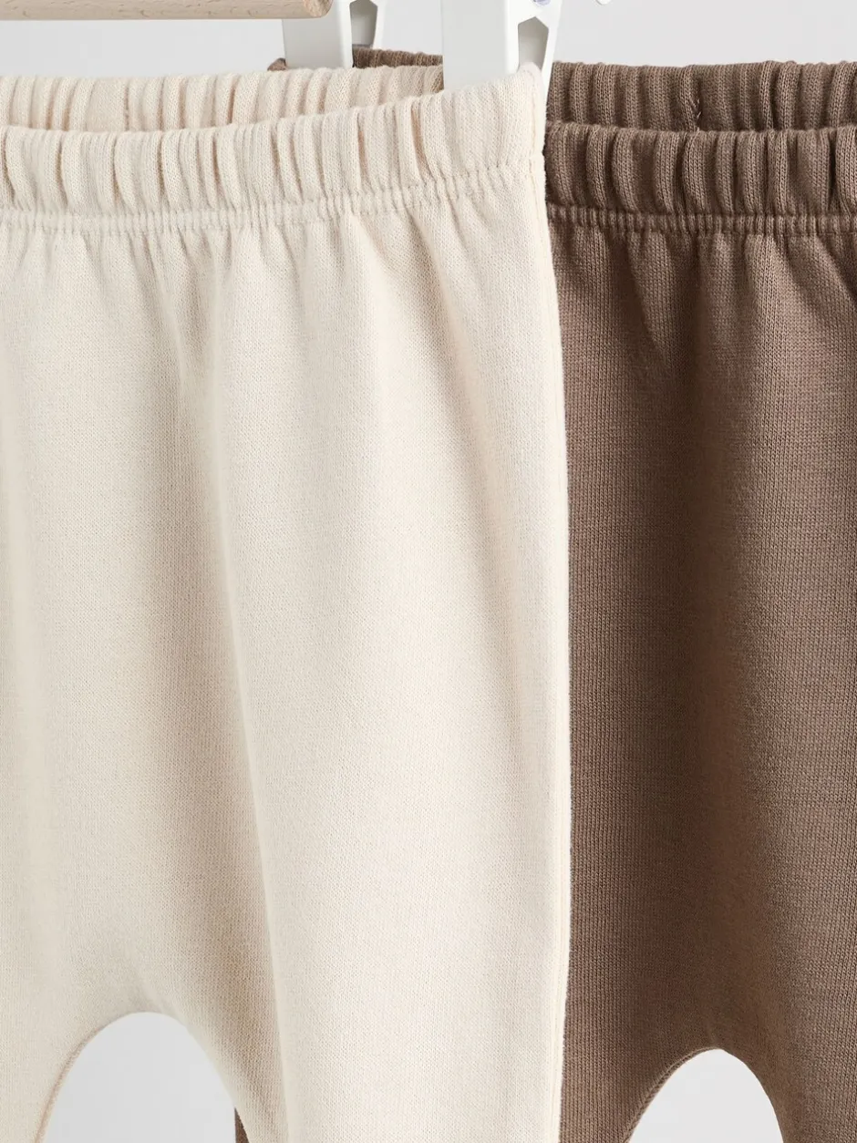 Broeken En Leggings|Next Neutraal met beren - Baby 100% Cotton Leggings 2 Pack (0mths-2yrs)