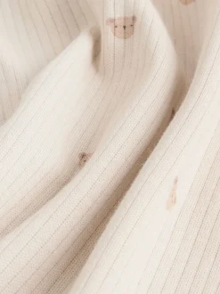 Rompertjes En Hemdjes|Next - Set van 5 rompers met lange mouwen Neutraal met beren