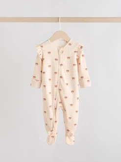 Babypakjes En Babypyjama's|Next - Verpakking van 3 babypyjama's met tweewegrits (0-2jr) Neutraal met beren