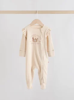Babypakjes En Babypyjama's|Next - Verpakking van 3 babypyjama's met tweewegrits (0-2jr) Neutraal met beren