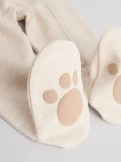 Babypakjes En Babypyjama's|Next - Verpakking van 3 babypyjama's met tweewegrits (0-2jr) Neutraal met beren