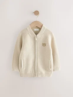 Truien En Breisels*Next Neutraal met beren - Vest met ritssluiting (3 mnd-7 jr)