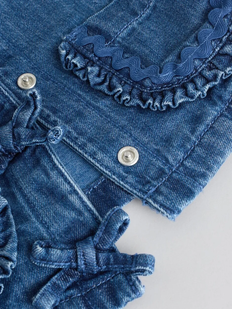 Tops|Tops*Next Neutraal met dieren - Baby Spijkerjack, Top en Leggings Set 3 Pieces (0mnd-2jr)