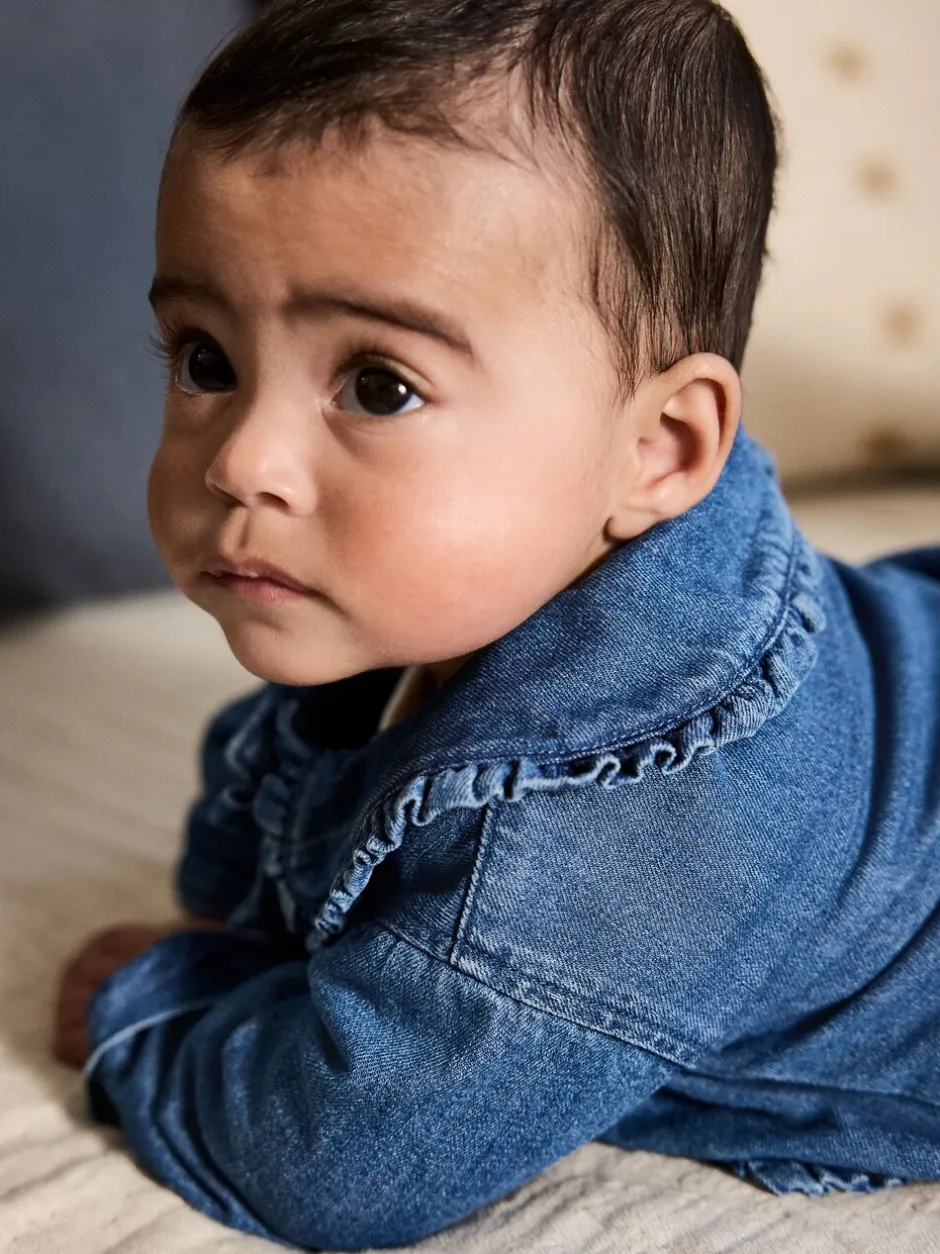 Tops|Tops*Next Neutraal met dieren - Baby Spijkerjack, Top en Leggings Set 3 Pieces (0mnd-2jr)