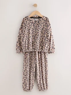 Nachtkleding En Pyjama's|Pyjama's*Next Neutraal met dieren - Behaaglijke fleece pyjama (3-16 jr)